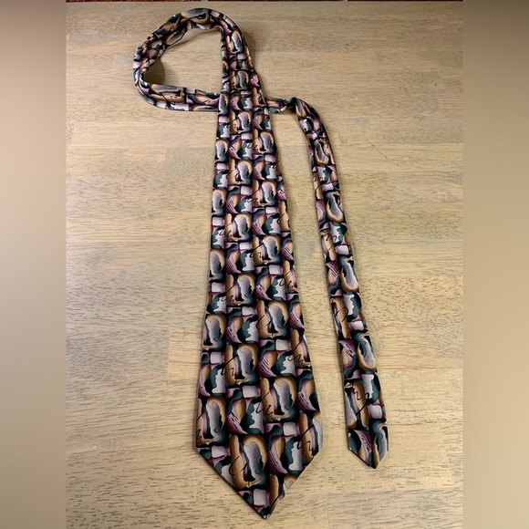 VTG 90s Cocktail Collection Silk Ties Lot 3 MARTINI‎ TEQUILA SCOTCH Art To Wear - Picture 14 of 14